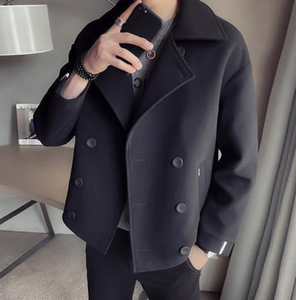 Manteau <span class=keywords><strong>court</strong></span> tendance pour <span class=keywords><strong>homme</strong></span>, col montant, idéal printemps-automne, nouveau design de veste - Product Image 4