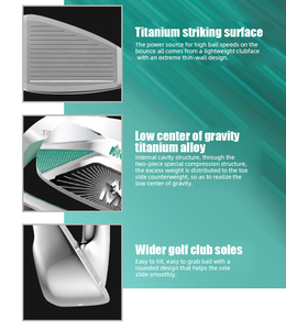 Ensemble complet de clubs de golf Moeyes Ltg058 pour femmes, 12 clubs, droitier, avec driver Ltg058 en titane coulé et face Dat55 - Product Image 6
