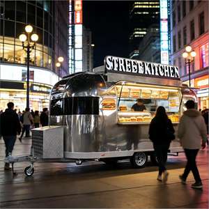 Remolque de Comida Israelí para Desayunos con Estación para Shakshuka y Freidora de Falafel para Huevos Poché en Salsa de Tomate y Bolas de Garbanzos - Product Image 3