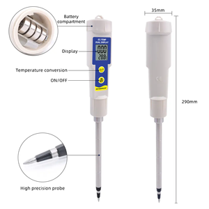 EC nhiệt độ 2 trong 1 đất không thấm nước <span class=keywords><strong>Tester</strong></span> LCD hiển thị đa chức năng dẫn Meter - Product Image 2