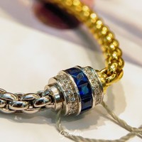 14K/18K oro sólido 0.994CT pulsera de diamantes de laboratorio, cadena pesada de 12,37G, joyería CVD certificada IGI para venta al por mayor