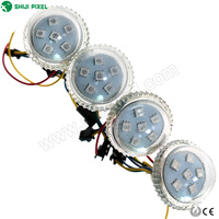 Lumière ponctuelle LED RGB 12V 24V étanche pour manèges, IP66 pour parcs d'attractions et aménagements paysagers