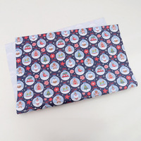Papier cadeau de Noël très vendu, 80 g/m², format 50 x 70 cm, nouveau, motif Père Noël et flocons de neige, pour cadeaux de fête.