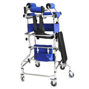 Hemiplegic Rehabilitation Standing <b>Frame</b> Height Adjustable <b>Walker</b> For Adult Assisted Walking Training Equipment - Product Image 2