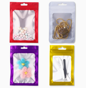 Best Price Macaron-colored Resealable <b>Bags</b> with <b>Transparent</b> Front Colored Jewelry Resealable <b>Bags</b> <b>Makeup</b> Self-sealing <b>Bags</b> - Product Image 5