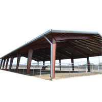 Structure de toit en métal industriel, charpente préfabriquée en acier pour entrepôt, bureaux et centres commerciaux, installation rapide