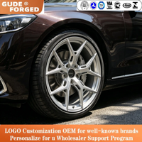 Jantes concaves personnalisées GUDE forgées 5x114.3/112 en argent pour Mercedes- W221/W222/W223 & pour XE20 18-22 pouces, nouvelles jantes