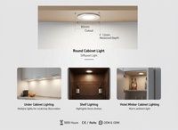 Petit spot encastré rond de 60 mm, éclairage LED pour meubles et éclairage intérieur 5046-45-1