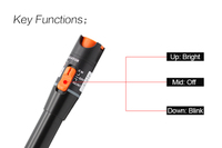 Localisateur Visuel de Défauts (VFL) Portable DAMU Style Stylo 650nm 30mW pour Test de Câbles Fibre Optique Monomode/Multimode – Garantie 2 Ans