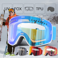 Lunettes de Ski de mode en gros aimant Anti-buée Protection des yeux lunettes de sport lunettes de neige lunettes de motoneige O