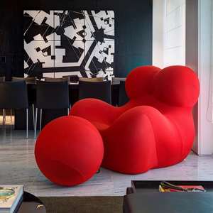 यूरोपीय शैली क्लासिक आर्मचेयर लिविंग रूम बबल चेयर घर के फर्नीचर के लिए माँ कुर्सी - Product Image 4