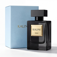 Atomiseur de parfum rechargeable en verre vide de 100 ml, vente en gros premium, emballage personnalisé avec logo, flacon de parfum de luxe avec boîte