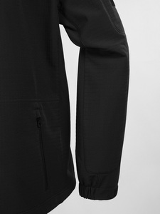 Đen Camo ngoài trời softshell hoodie khả năng chịu nước Windproof Trọng lượng nhẹ Áo khoác cho cắm trại chạy và du lịch - Product Image 5