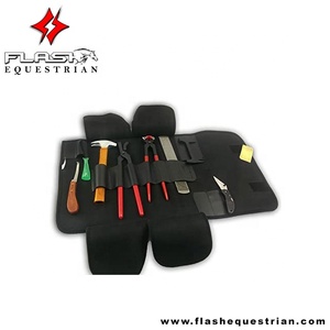 ชุดอุปกรณ์ Farrier ในห้องแล็บทำเอง,ชุดอุปกรณ์จัดเก็บกระเป๋าสตางค์แบบม้วนพร้อมชุดปลอกหนัง - Product Image 2