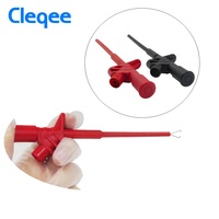 Cleqee-2 P1600D Multimètre Sonde Automobile Ensemble de Sonde D'essai D'IC Crochet Clip Pince Crocodile Fiche Banane 4mm Fil Cordons Kit
