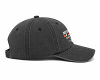 Casquette de baseball unisexe tendance rétro sportive avec broderie main drapeau et lettres, motif léopard, effet délavé et vieilli, en tissu doux, vente en gros