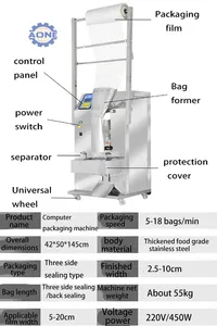 Machine automatique de cachetage de remplissage de pop de glace à bas prix Machine à emballer de sachet de liquide de sachet de gelée de jus de Popsicle