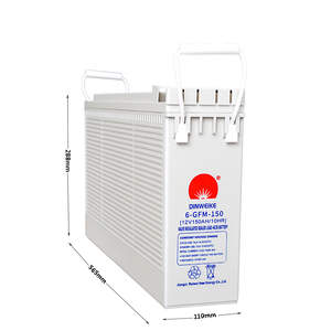 แบตเตอรี่เก็บพลังงานแบบขั้วต่อหน้า 12V 100Ah <span class=keywords><strong>105Ah</strong></span> 150Ah 200Ah GEL/<span class=keywords><strong>AGM</strong></span> แบตเตอรี่ตะกั่วกรดสำหรับระบบไฟส่องสว่างและโซลาร์เซลล์ - Product Image 3
