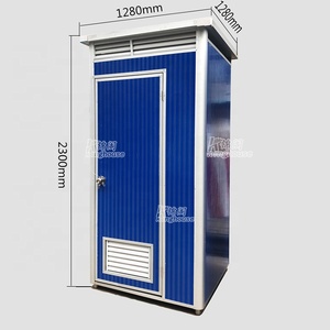 Temporäre Verwendung tragbare WC chemische Kunststoff EPS Sandwich Panel bewegliche Toiletten Kabine für tragbare Toilette Camping im Freien