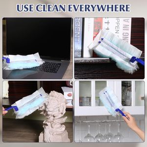 Xách tay dễ dàng làm sạch Fluffy Khăn lau bụi hộ gia đình sợi nhỏ Khăn lau bụi không dệt pp ma thuật làm sạch Khăn lau bụi - Product Image 6