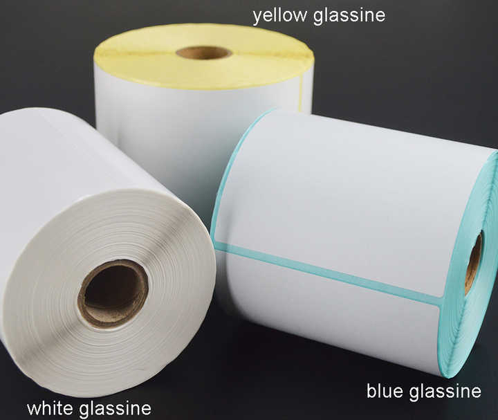 100x150mm Blank Colored Self Adhesive Paper Direct Thermal Label Roll ...