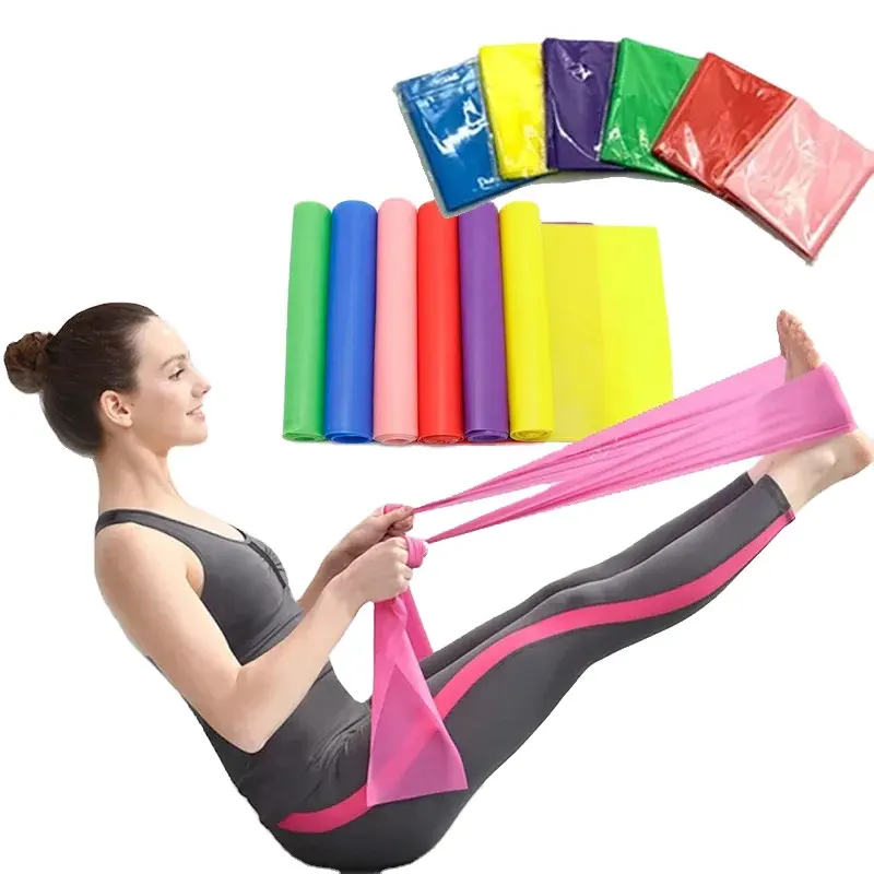 Yoga Tensão Banda Resistência Tablet Força Stretch Dance Bandas TPE Fitness Banda Protetor De Látex Para Ginásio Yoga