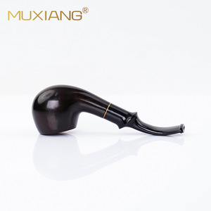 Muxiang Briarwood Smoking Pipe Bent Apple Shape Handmade Solid Wood Tobacco Pipe For Cigarette Use - Product Image 3