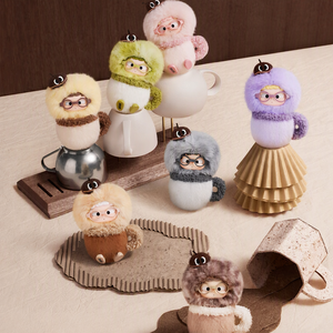 <span class=keywords><strong>M</strong></span> Stand & Heyone Ozai Collaboration Minis Blind Box Cheers on This Moment Series Beans Heyone Plush Toys Blind Box in Small Size - Product Image 1