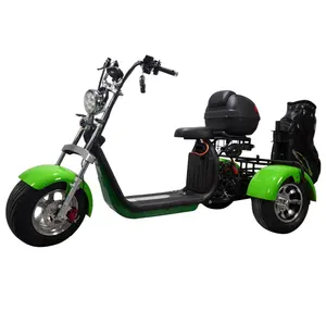 2021 Energi Baru 3000W City Coco 3 Roda Elektrik Golf Cart Skuter Sepeda Motor Listrik