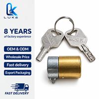 Serrure de garage antivol en alliage de zinc avec noyau en laiton, pour parking, avec clés, OEM/ODM, quincaillerie personnalisée pour usage privé ou en parking.