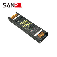Alimentation électrique AC-DC SANPU 150W 12V à sortie unique pour usage industriel, entrée 100-240VAC, 12A, éclairage LED pour caméra, CE ROHS pour IP40