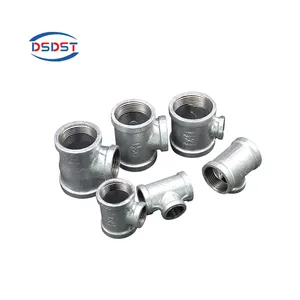Elbows Plumbing Fittings Hot Dip Gi Galvanized Metal Malleable Cast Iron for Water Gas Oil PN 1.6mpa Hexagon OEM Female GB Equal