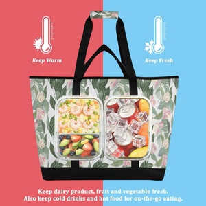 Fashion Hawaii Style Large Capacity Lunch Cooler Bags Portable Waterproof Insulated Thermal Picnic Bag - Product Image 4