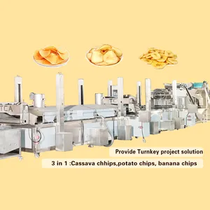 industrial potato chips making machine automatic small