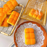 Jouet Squishy Anti-Stress en Forme de Gâteau, Pain ou Toast, Texture Super Douce, Se Remonte Lentement, Vente Directe Usine