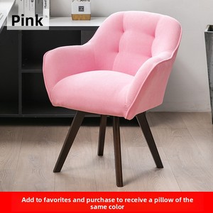 Sedia Ergonomica da Ufficio Nordica con Supporto Lombare <span class=keywords><strong>in</strong></span> Tessuto Flanella - Sedia Girevole <span class=keywords><strong>in</strong></span> <span class=keywords><strong>Legno</strong></span> Massello per Lunghe Sessioni di Seduta, Ideale per Studenti - Product Image 6