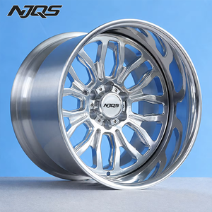 Jantes en alliage d'aluminium NJQS personnalisées en usine, 2 pièces, 22, 24, 26, 28 pouces, 5X114.3, 5X112 pour Dodge Charger, jantes <span class=keywords><strong>E38</strong></span> BMW - Product Image 6