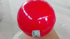 Serat FRP bola peringatan udara 600mm, bahan FRP untuk keamanan udara dan penggunaan kawat atas - Product Image 2