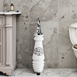 Buterfleoge Robinet de <span class=keywords><strong>chasse</strong></span> <span class=keywords><strong>d</strong></span>'<span class=keywords><strong>eau</strong></span> traditionnel victorien en céramique et laiton chromé avec chaîne en acier inoxydable pour réservoir haut, économie <span class=keywords><strong>d</strong></span>'<span class=keywords><strong>eau</strong></span> - Product Image 4