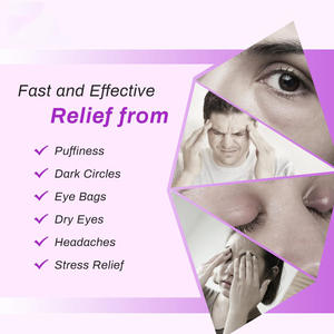 Máscara de olhos Gel Refrigerante Compressa quente terapia fria para olhos inchados, olheiras, dores de cabeça - Product Image 2