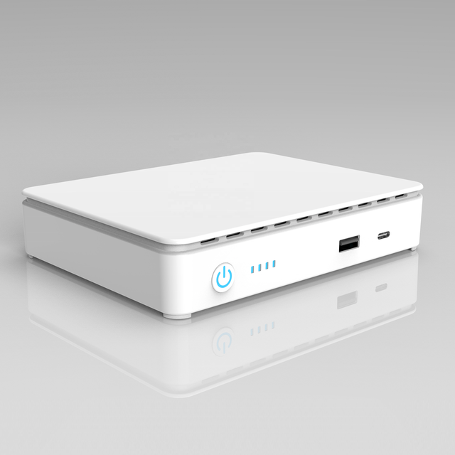 Mini Online DC UPS Power Bank with Single Phase Input/Output 5V/9V POE/15V/24V/35W Lithium Battery for Computer Wifi Router
