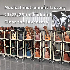 Ukulele électro-acoustique 23 pouces avec micro intégré et accordeur, 4 cordes, modèle concert, vente en gros - Product Image 6