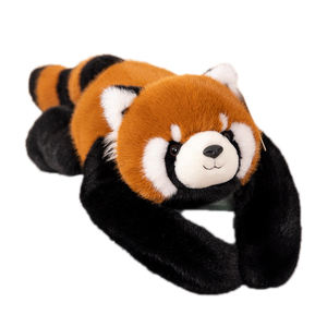 Juguetes de Peluche de Animales Salvajes, Muñeco de Animal de Dibujos Animados, Peluche de Zoológico, Perezoso, Panda Gigante, Mapache - Product Image 1