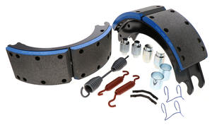 Plaquettes de frein de camion lourd américain de haute qualité 4702 - Product Image 4