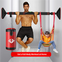 Barre de traction murale portable sans perçage pour équipement de fitness, plusieurs styles, alliage électroplaqué argenté multicolore intégré