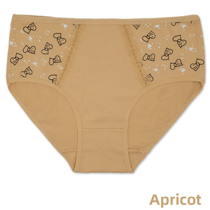 Culottes en coton taille moyenne pour femmes, respirantes et anti-transparence, <span class=keywords><strong>sous</strong></span>-vêtements à motifs géométriques et thème <span class=keywords><strong>couple</strong></span>, S-XXL - Product Image 5
