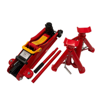 Ensemble complet de cric hydraulique et de supports de cric de 2,5 tonnes pour voiture, SUV et camion