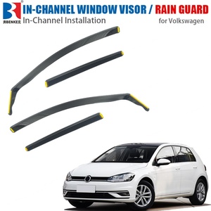 Pare-pluie pour fenêtres de Volkswagen Golf |   Pare-soleil de voiture et déflecteurs de fenêtre |   Accessoires déflecteurs de vent pour fumeurs - Product Image 1