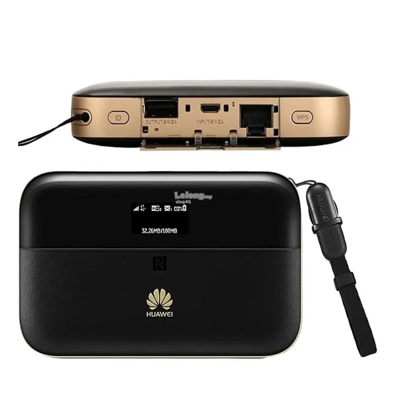 Huawei original E5885Ls-93a cat6 WIFI PRO2 avec batterie de banque d'alimentation 6400mah et un routeur E5885 de Port Ethernet LAN RJ45