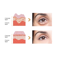 100% naturel bio Rose sommeil Gel Patch traitement cosmétique cernes hydratant hydratant sommeil rose masque pour les yeux